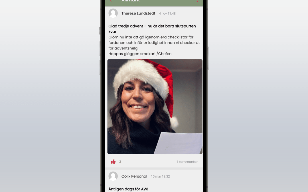 Låt er Colix-app minska julstressen