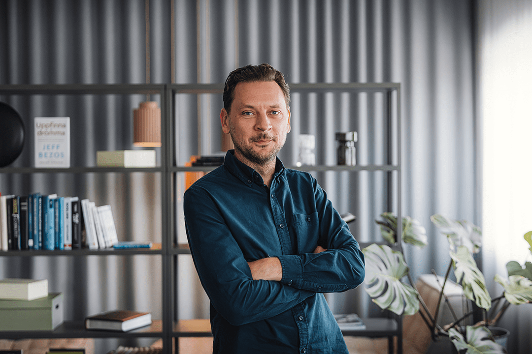 Profilbil av Alexander Gustavsson, logistikansvarig på Halmstad Delivery